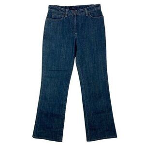 Piazza Sempione Womens Jeans Size 2 Medium Wash Denim Bootcut‎ Mid Rise